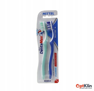  зубні щітки Elkos DentaMax Classic середньої жорсткості 2 шт.