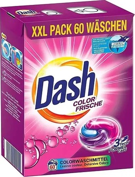 Капсули для прання Dash 3 в 1 Color 60 шт.