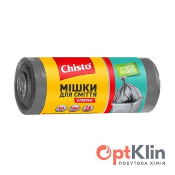  Пакети для сміття Chisto Strong 35 л 15 шт.